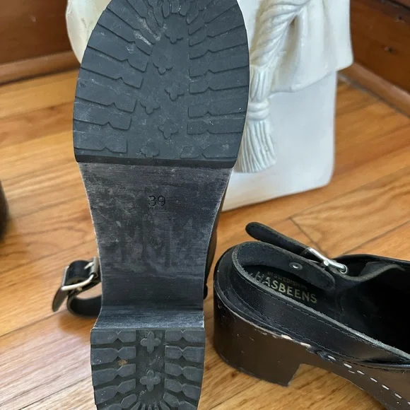 Black Filippa K x Swedish Hasbeens moto Clogs - Picture 5 of 6